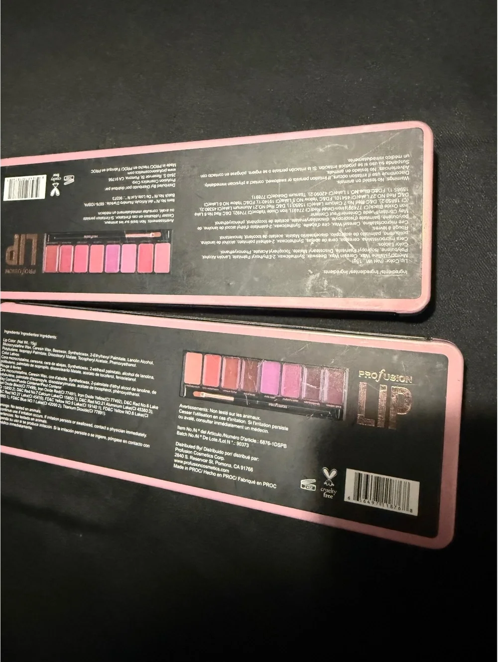 Profusion Lip High Pigmented Matte Lipstick Palette - Plum &